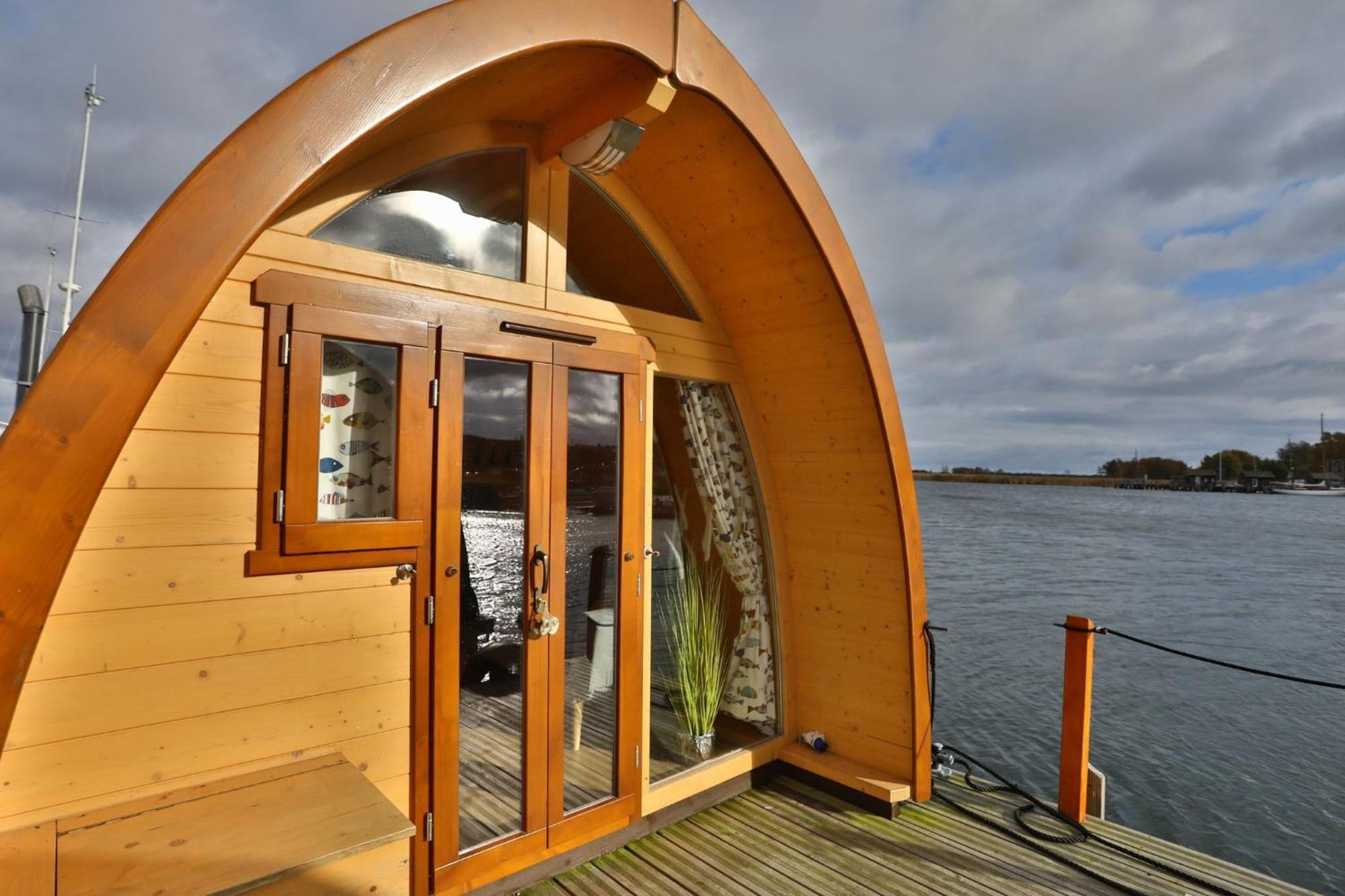 Hotel Hausboot Dotterbart Gager Esterno foto